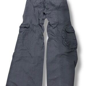 Brandy Melville Gray Cargo Pants with Utility Pockets